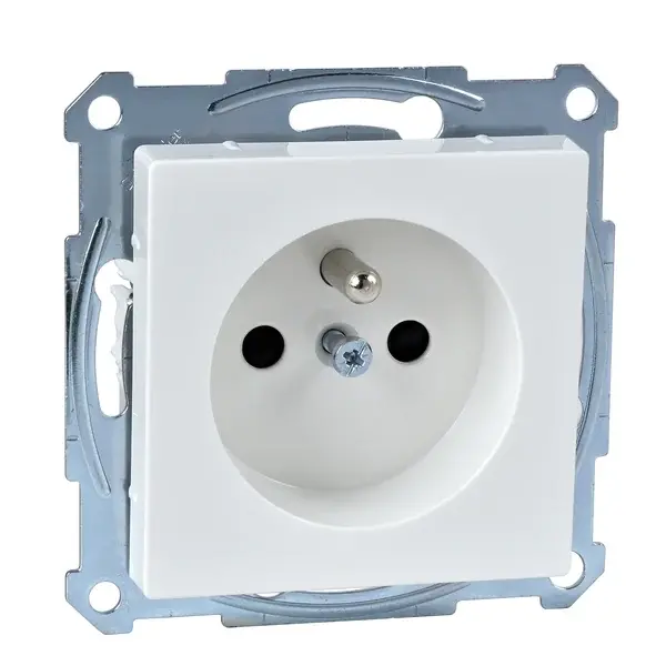 Schneider Electric - MTN2600-0319 - Merten Sys-M Pin-e. S.O w/shttr Plr Wht - 1