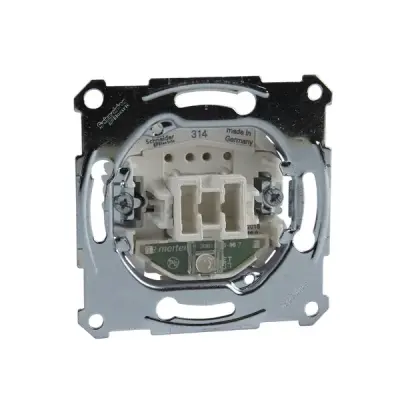 Schneider Electric - MTN3160-0000 - Merten Push-btn Insert w/Light Screwless - 1