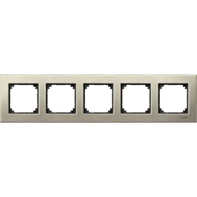 Schneider Electric - MTN403505 - Merten M-Eleg. Mtl 5g Frame Titanium - 1