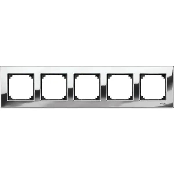 Schneider Electric - MTN403539 - Merten M-Eleg. Mtl 5g Frame Chrome - 1