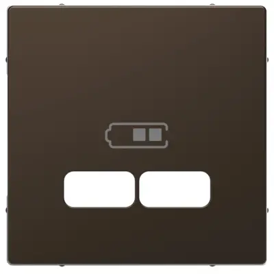 Schneider Electric - MTN4367-6052 - Merten D-Life USB Charger Plate Mcc Mtlc - 1