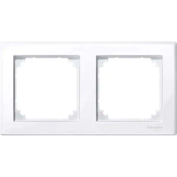 Schneider Electric - MTN478225 - Merten M-Smart 2g Frame Active White - 1