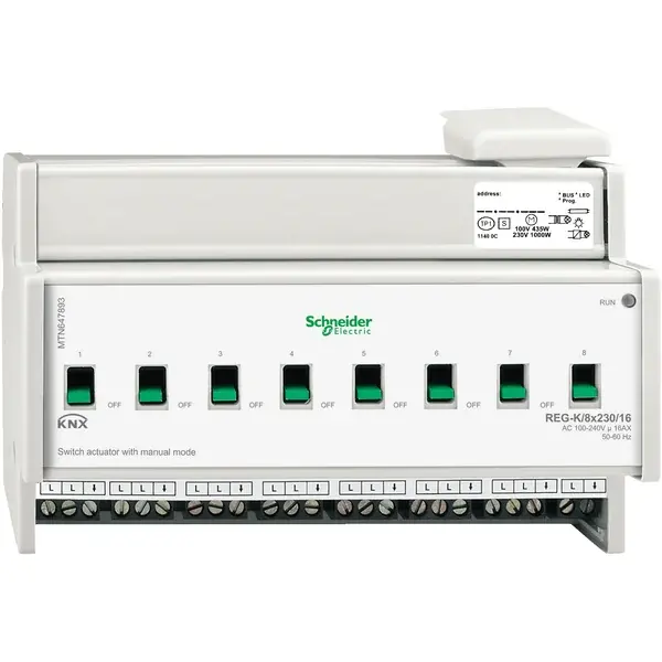 Schneider Electric - MTN647893 - KNX Sw. Act. man mod REG-K/8x/16 - 1