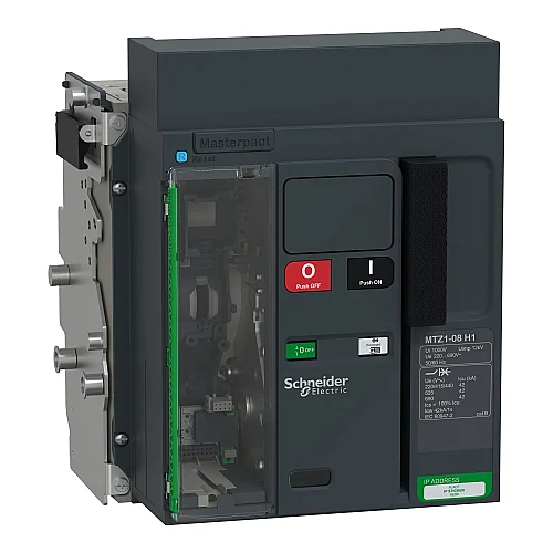 MasterPact MTZ Air Circuit Breaker, MTZ1 Active 3P 800 A 42 kA 2E Drawout. - NT08H13Pml2Ewhh - MTZ108_H12E3PMDHH - 1