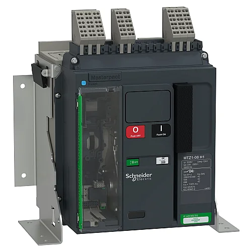 MasterPact MTZ Air Circuit Breaker, MTZ1 Active 3P 800 A 42 kA 2E Fixed - NT08H13Pml2Ehh - MTZ108_H12E3PMFHH - 1