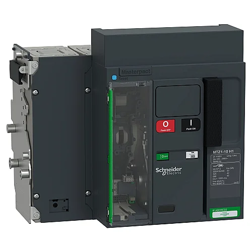 MasterPact MTZ Air Circuit Breaker, MTZ1 Active 4P 1000 A 42 kA 2E Drawout. - NT10H14Pml2Ewhh - MTZ110_H12E4PMDHH - 1