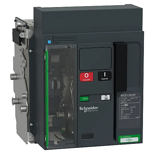 MasterPact MTZ Air Circuit Breaker, MTZ1 Active 3P 1600 A 42 kA 2E Drawout. - NT16H13Pml2Ewhh - MTZ116_H12E3PMDHH - 1