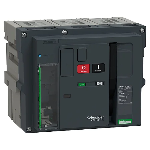 MasterPact MTZ Air Circuit Breaker, MTZ2 Active 3P 2500 A 65 kA 2E Drawout. - NW25H13Pml2Ewhh - MTZ225_H12E3PMDHH - 1