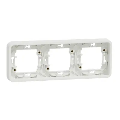 Schneider Electric - MUR39109 - Mureva fr 3g for flush inst multi hor wh - 1