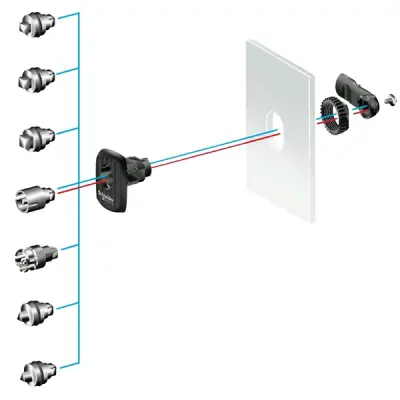 Schneider Electric - NSYAEDLT6S3D - s3d 6,5 mm triangle look - 1