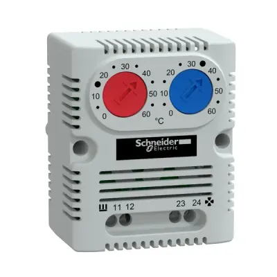 Schneider Electric - NSYCCOTHD - Double Thermostat(NO NC) (Ti?1C) - 1