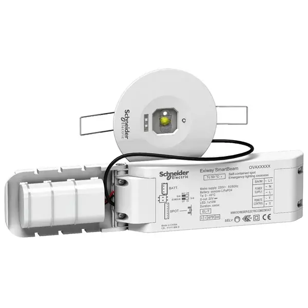 Schneider Electric - OVA48945 - Smartbeam sıva-altı, 3sa, sürekli, 200lm - 1