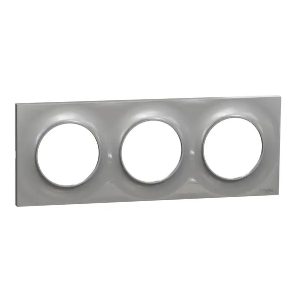 Schneider Electric - S520706E - Odc Styl 3-gang 71mm Hor/Ver Frame Alum - 1