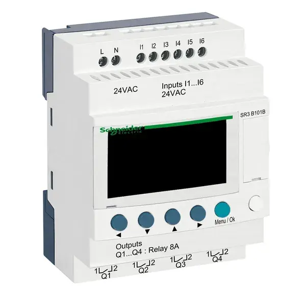Schneider Electric - SR3B101B - SR 10 I-O 24 VAC - 1