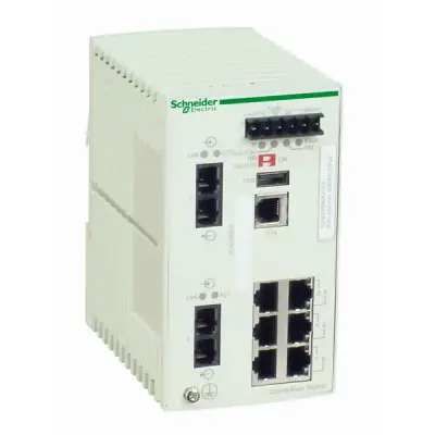 Schneider Electric - TCSESM083F2CU0 - ConneXium Managed Switch - 6TX/2FX-MM - 1