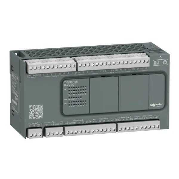 Schneider Electric - TM200C40R - Contr. M200 40I/O,AC220, 24 DC INPUTS, 1 - 1