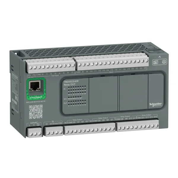 Schneider Electric - TM200CE40R - Contr. M200 40I/O,AC220, 24 DC INPUTS, 1 - 1