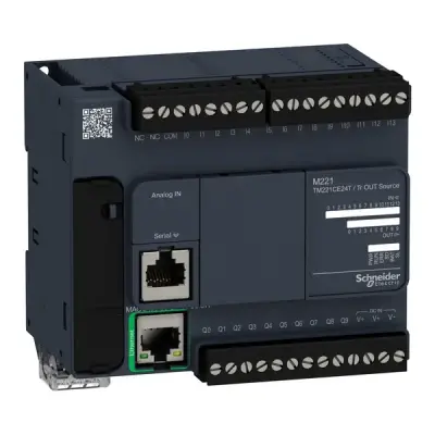 Schneider Electric - TM221CE24T - CONTROLLER M221-24IO TR.PNP ETHERNET - 1