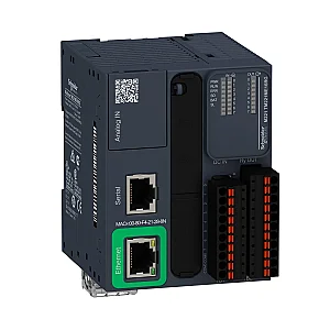 Controller M221 - 16Io Relay Eth Spring - TM221ME16RG - Schneider Electric