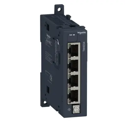 Schneider Electric - TM4ES4 - MODULE NETWORK TM4-4 ETHERNET SWITCHES - 1