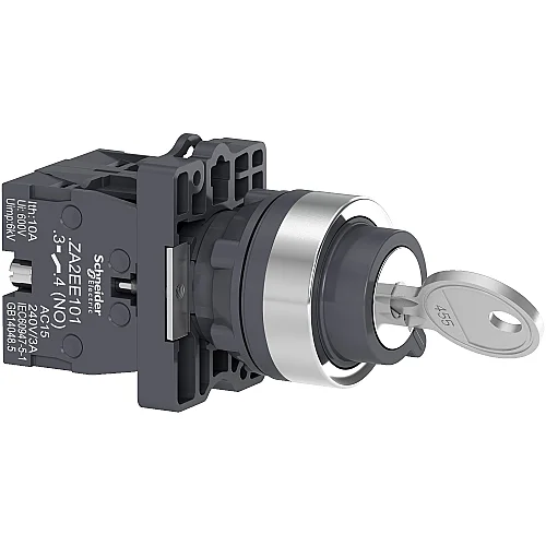 Key Selector Switch - Ø22 - 2 Positions - XA2EG43 - 1