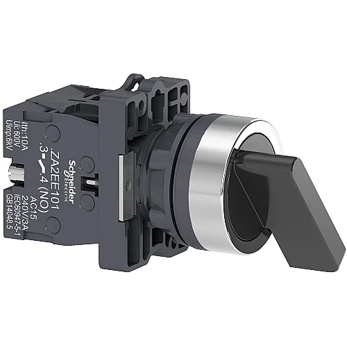 Selector Switch,3 Position.2NO.Spring Return(Long) - XA2EJ53 - 1