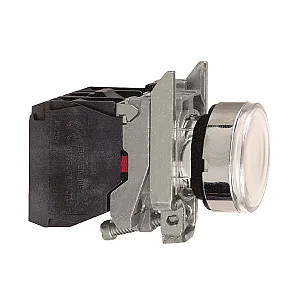 Illuminated Pushbutton. White. <250 V - XB4BW3165 - Schneider Electric