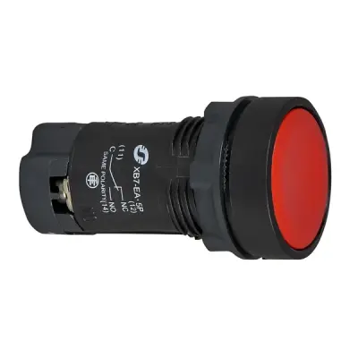 XB7EA42P - Red Pushbutton Nc - 1