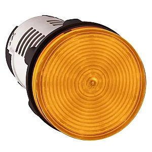Pilot Light LED Yellow 23 - XB7EV08MP - Schneider Electric