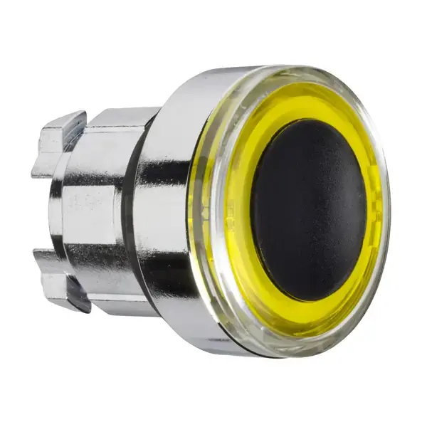 Schneider Electric - ZB4BW983 - ZB4 YELLOW ILLUM. LED PUSH BUT. FLUSH - 1