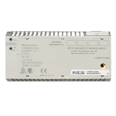 170ENT11002 - Momentum Ethernet Comm Ad - Schneider Electric