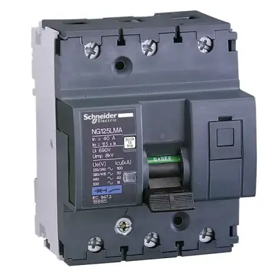 18880 - Ng125l 3p 6,3a Ma - Schneider Electric