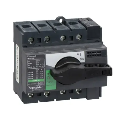 28905 - Ins80 4p 80a - Switch Disconnector - Schneider Electric