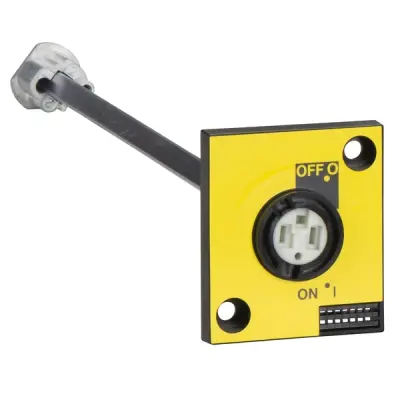 28944 - Extanded Lateral Rot. Handle Red/yellow - Schneider Electric