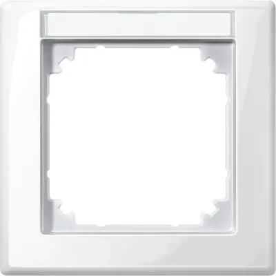 470119 - M-smart Frame, 1-gang With Labelling Bra - Schneider Electric