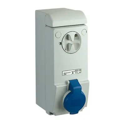 83031 - Prtka 2p+e 16a 200-250v Lockd Wal S Ip44 - Schneider Electric