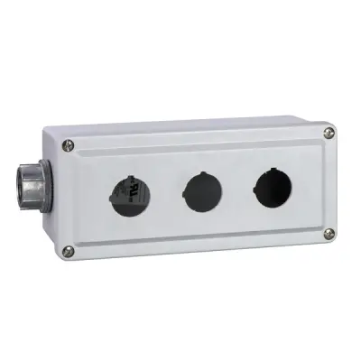 9001KYSS3 - 30mm Control Station 3hole Stainless - Schneider Electric