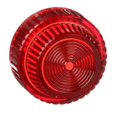 9001R31 - Red Grooved Lens For Circular Pilot Ligh - Schneider Electric