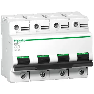 A9N18355 - C120n 4p 125a B 10000a 415v Miniature Ci - Schneider Electric