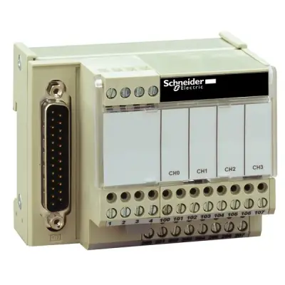 ABE7CPA21 - Analog.base 4chl Sub-d25 - Schneider Electric