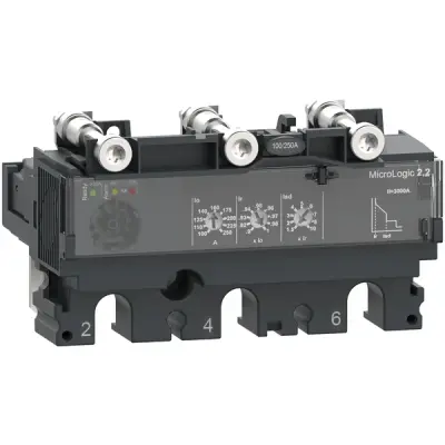 C1032D100 - Trip Unit Nsx100 Ac 3p3d 100a 2.2 - Schneider Electric