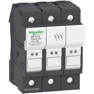 DFCC3 - Fuse Holder 3p 30a For Fuse Class Cc - Schneider Electric