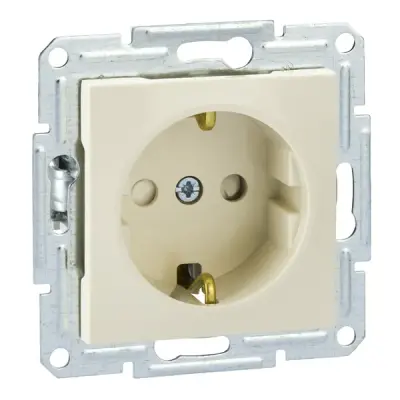 EPH2900823 - Asfora Top. Priz(coc Kor),krem Cercsiz - Schneider Electric