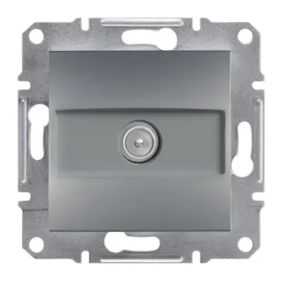 EPH3200362 - Asfora Tv Socket Intermediate 8db Steel - Schneider Electric