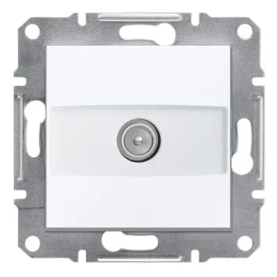 EPH3270121 - Asfora Tv Skt Ending 1db W/o Frm White - Schneider Electric