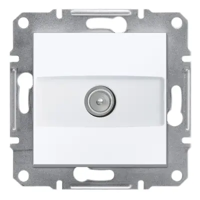 EPH3270321 - Asfora Tv Skt Intermdt 8db W/o Frm White - Schneider Electric