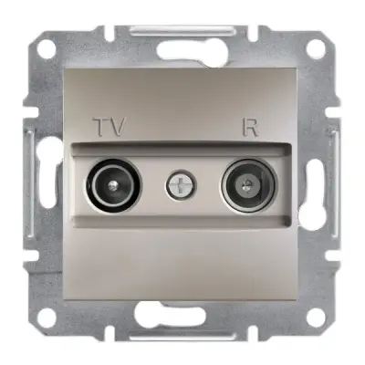 EPH3300169 - Asfora Tv/r Prizi Sonlu 1db Bronz - Schneider Electric