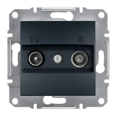 EPH3300171 - Asfora Tv/r Prizi Sonlu 1db Antrasit - Schneider Electric