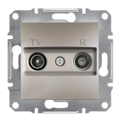 EPH3300269 - Asfora Tv/r Prizi Gecisli 4db Bronz - Schneider Electric