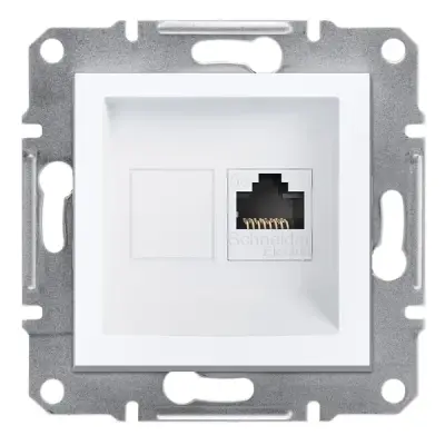 EPH4370121 - Asfora Rj45 Cat5e Utp Data S W/o Frm Wht - Schneider Electric